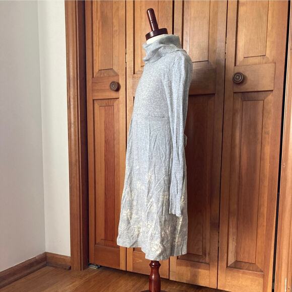 Old Navy Girls Grey Turtleneck Pullover Dress, Size M - Picture 2 of 6